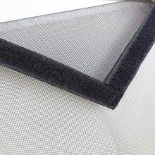 Newly Upgraded High-Definition Invisible Window Screen Mosquito Net, Insect Repellent Screen Curtain, No Punching, Customizable - Black - View 4