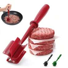 Meat Grinder, Meat Crusher, Heat Resistant, Suitable For Hamburger, Ground Meat, 1. RQIE - Red - View 1