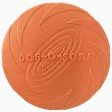 1pc Colorful Durable Dog Toy Flying Disc, Outdoor Game Training Interactive Supplies For Puppy - Multicolor - View 26