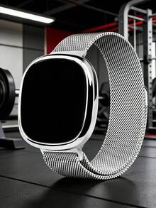 Men's Sports Bracelet, Magnetic Silver Electronic Watch Suitable For Daily Wear - Silver - View 7