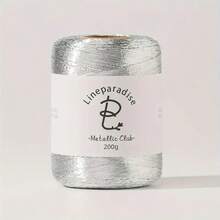 3.5mm Gold & Silver Metallic Cord - 3937.01 Inches/Roll, Silver & Gold Handmade Thread, Suitable For Knitting, Crochet, DIY Jewelry, Gift Wrapping And Christmas Decoration Accessories - Handicrafts & Holiday Projects - Multicolor - View 27