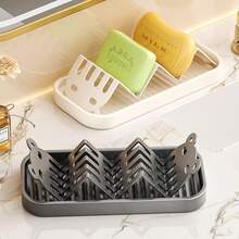 2pcs Multifunctional Kitchen Soap Dish Tray, Sink Sponge Holder, Drainage Soap Dish Rack, Bathroom Vanity Countertop Soap Dispenser Organizer For Dish Soap Bottles, Soap Dispensers, Panda Soap Dish - Multicolor - View 5