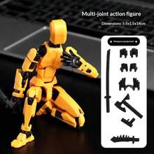 DIY Multi-Joint Movable Creative Toy Lucky 13-Joint Figure Ornament Figurine Self-Assembly - Multicolor - View 32