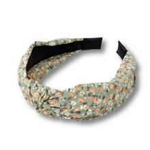 1 pièce/3 pièces Bandeau large vintage élégant à motif floral Ditsy, bandeau large rétro français à nœud floral, bandeau imprimé minimaliste polyvalent pour femmes, bandeau large noué en tissu bohème, convient pour les vacances, le port quotidien, élégant serre-tête - Multicolore - Voir 13