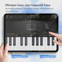 1片装高清、高透光、防刮、防摔、全屏覆盖、强效防指纹、灵敏触控、PET材质、屏幕保护膜、软膜、绘图膜、防眩光，兼容（Air4/5/6/7）第十代、11英寸A16（2025）、Air 11英寸（2026）、12 11英寸（2026） - 無色 - 查看 11