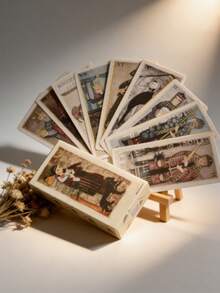 Escolha de Iniciante Cartas de Tarô Italianas Meneghello, Novo Jogo de Cartas de Adivinhação de Alta Qualidade com 78 Cartas para Adivinhação, Leitura de Fortuna, Aprendizado Inicial, Lazer e Entretenimento, Reunião com Amigos, Presentes, Temporada de Casamentos, Festival de Música - Damasco - Visão 10