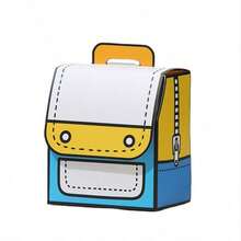 12个卡通背包糖果盒毕业礼物纪念品纸质礼盒 - 多色 - 查看 5