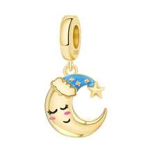 1pc Cute Cartoon Boy And Girl Charms Couple Beads Fit Original Bracelet & Bangle, Fashion DIY Jewelry Gift For Lovers Valentine's Day - Multicolor - View 11