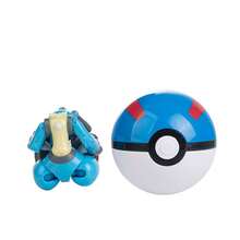 pokemon 6款正版可变形精灵球系列手办玩具，包括甲贺忍蛙、路卡利欧、伊布、露奈雅拉、索尔迦雷欧等动漫人物桌面摆件模型收藏玩具 - 彩色 - 查看 10