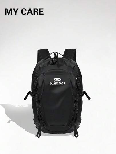 Fashionable Functional Backpack, Nylon Material Multi-Pocket Casual Backpack, Breathable Lightweight Outdoor Hiking Backpack, Spring/Summer New Lightweight Travel Bag, Scratch-Resistant Durable Large Capacity Sports Backpack, Simple Backpack For High School And College Students