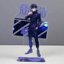 Jujutsu Kaisen 1个动漫亚克力立牌摆件，动漫立牌人偶配件，适用于五条悟、悠仁、惠、夏油、真姬等角色，男女皆宜，生日、节日礼物，可摆放在桌面、电脑桌、工作台上，也适合万圣节、圣诞节、情人节等场合。 - 多色 - 查看 6