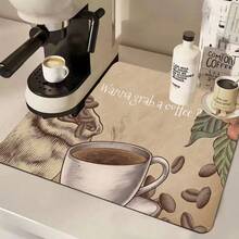 1pc Coffee Heat Insulation Mat, Heat Resistant Pad, Tabletop Protective Mat, Coffee Machine Mat, Kitchen Drainage Mat, Household & Kitchen Dining Mat - Multicolor - View 18