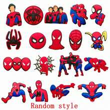 1套/18件 2026新款美国漫画英雄木屐鞋和鞋花是酷炫的必备单品！卡通风格辨识度高，可爱又帅气，轻松点亮心爱鞋履的外观，瞬间营造独特氛围。 - 彩色 - 查看 7