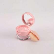 Compact Portable Loose Powder & Honey Powder Makeup Case With Sifter And Powder Puff, Equipped With Mirror, Travel Container, Compact And Space-Saving For Daily Carry, Outdoor Travel And Home Use,Makeup,Cheap,Room Decor,Vanity,Travel,Bedroom,Makeup Accessories,Cheap,Stocking Stuffers,Makeup,Makeup Tools,Cheap Stuff,Gifts,Gifts For Women,Christmas Gifts,Giveaways,Travel,Cheap Stuff,Travel Essential - 1pcs - 查看 3