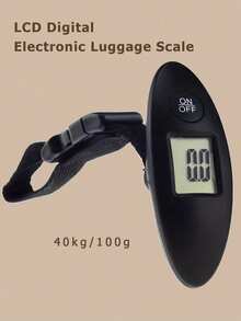 1 pièce Pèse-bagage électronique numérique à écran LCD portable, balance de valise de voyage pratique, balance de bagage de voyage domestique, balance électronique de poids pour le shopping, conversion d'unité kg/lb, convient pour les colis de messagerie, la pêche, les bagages [Nouvel An] - Multicolore - Voir 12