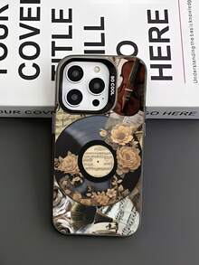 全新创意时尚IMD激光手机壳系列，复古音乐拼贴图案，包含黑胶唱片、小提琴和留声机元素，经典混合材质，防震防滑，兼容 17/17Air/17Pro/17ProMax、16/16Plus/16ProMax、15、14、13、12、11系列，也适用于Galaxy S22、S23、S24、S25 Plus Ultra系列，是复活节礼物、圣诞节/万圣节装饰/生日礼物的理想之选，情侣款，送给女朋友、男朋友、朋友或自己都很合适。国际版，非国内版。 - 黑色 - 查看 8