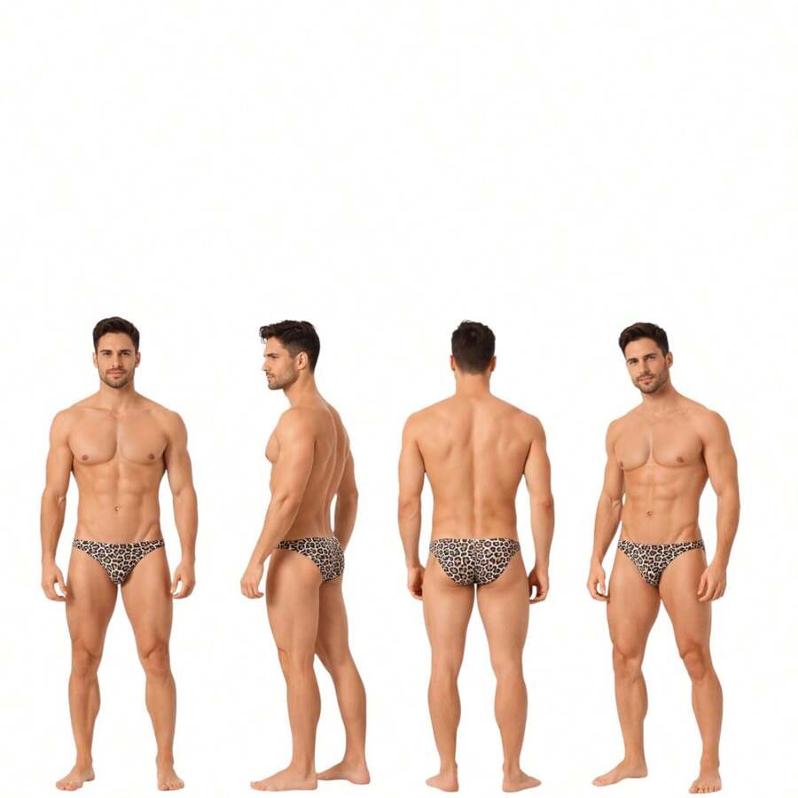 Men's Slim Swim Trunks 3cm Side Slip Bold Modern Diandrher Summer - Ounce - View 1