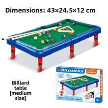 Mini Children's Toy Pool Table, Small Billiard Table, Educational Tabletop Game, Parent-Child Interactive Toy, Develops Thinking And Hands-On Ability - Multicolor - View 15