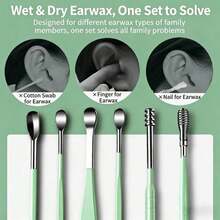 Spiral Ear Cleaning Kit - Multi-Functional Ear Cleaner Set -  And Non-Injurious To Ears - Thoroughly Cleans Earwax - Portable Household Ear Cleaning Tool - Comfortable And Easy To Use - Suitable For Adults - Practical Home Good - Thoughtful And Practical Small Gift - Appropriate For Giving To Family Or Friends - Nhiều màu - Xem 2
