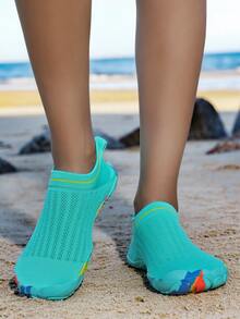 Unisex Water Shoes For Swimming, Beach, Diving, Non-Slip And Scratch-Resistant, Soft Bottom Beach Socks - Cadet Blue - View 6