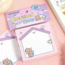 100 Tờ Giấy Ghi Nhớ Hình Hoạt Hình Dễ Thương, Giấy Không Dính, Sổ Nhật Ký, Giấy Ghi Chú Dán Tủ Lạnh, Giấy Ghi Nhớ Hình Động Vật Đáng Yêu, Đồ Dùng Học Tập Cần Thiết - Một cỡ - Xem 6