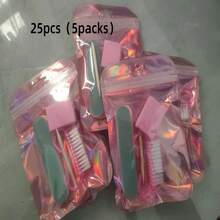 10/5/1 Piezas Juego de Limas y Empujadores de Uñas | Incluye Cortaúñas, Cepillo, Raspador y Bloque Pulidor - Kit Completo de Cuidado de Uñas y Pies, Ideal para Viajes y Uso en Salón - Juego Multifuncional de Cuidado de Uñas y Pies - 25 piezas (5 paquetes) - Ver 16