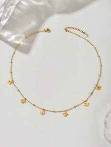 Women Pendant Necklaces - Gold - View 4