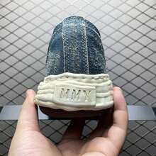 2026新款MMY低筒休閒運動鞋，滑板鞋，休閒鞋，復古，時尚百搭，中性款，校園，街頭，派對 - 藏蓝色 - 查看 3