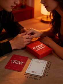 Bộ trò chơi thẻ trò chuyện dành cho cặp đôi, quà tặng hẹn hò ngày Valentine, giúp tăng cường khám phá và thắt chặt kết nối với người yêu, đêm chơi game vui vẻ. - màu đỏ - Xem 7