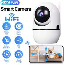 1 buah/2 buah Kamera Keamanan Rumah Pintar, Kamera Dalam Ruangan Nirkabel, Kamera Hewan Peliharaan, Hanya Mendukung WiFi 2.4G, Tidak Mendukung WiFi 5G, Fitur Audio Dua Arah, Pelacakan Deteksi Gerakan, Penglihatan Malam, Cocok Untuk Pemantauan Hewan Peliharaan/Pengasuh, Tidak Termasuk Kartu SD - Putih - View 14