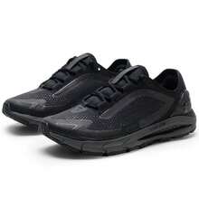 Under Armour UA W HOVR  5 Storm CN 女款跑步鞋，透气缓震公路跑鞋，舒适休闲运动鞋，通勤鞋，3025895-001 - 黑色 - 查看 3