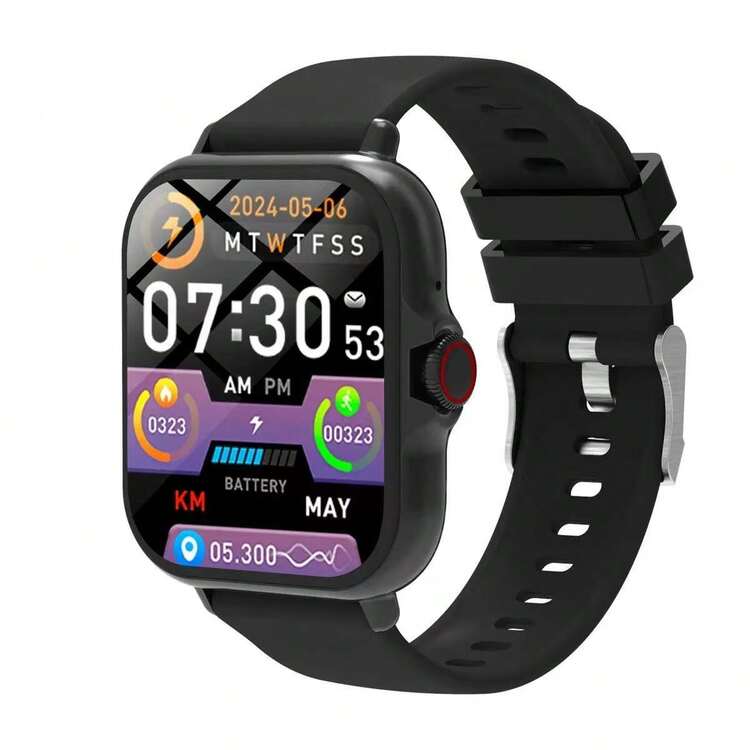 1.83 Inch Full Screen Metal Body Smartwatch, Compatible With IOS And Android Phones, (Call/Dial), Multiple Sports Modes/Abundant Watch Faces/Built-In Games/AI Voice Control/Unisex Sports Watch - Multicolor - View 3