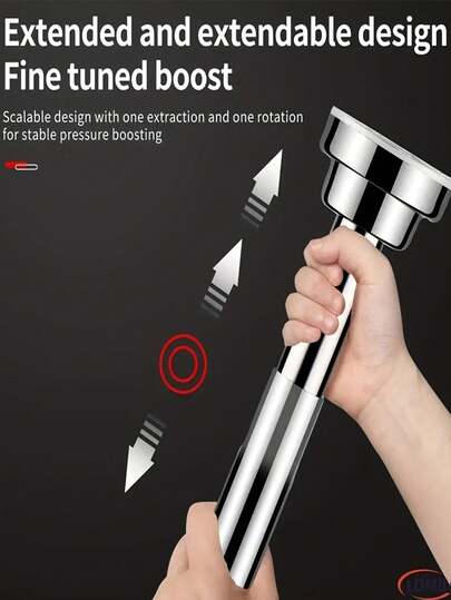 Adjustable Stainless Steel Curtain Rod - Classic Style, Non-Slip, Heavy Duty For Bathroom Door/Window/Closet, Home Decor