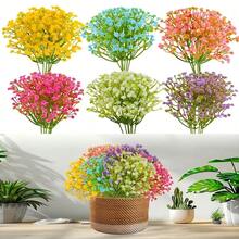 30/60pcs Artificial Starry Sky Flowers With Stems - Handmade Textured Artificial Flower Bouquet, Suitable For Home, Outdoor, Garden Decor, Wedding, Party, Birthday Decoration, Floral Arrangement, Wedding Flowers - Multicolor - View 7