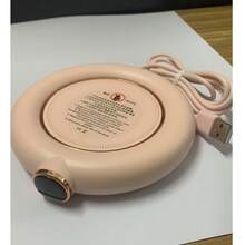 USB桌面保温垫【三档智能温控】| 55-75℃恒温牛奶加热器 | 办公家用马克杯保温器 | 数字显示防烫隔热底座 | 咖啡和牛奶饮品必备 - 彩色 - 查看 13