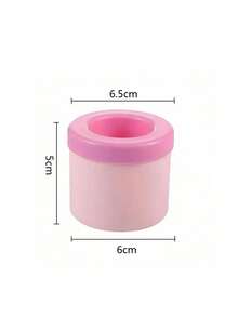 1个带盖硅胶冰格，圆柱形冰模，易脱模挤压式冰杯，可堆叠冰格，硅胶材质，快速冷冻，饮料冰镇，家用吧台工具，适用于节日派对、夏季饮品、成人使用，多功能制冰器 - 彩色 - 查看 11