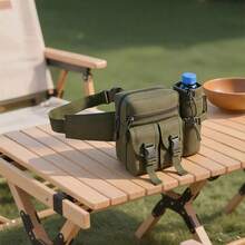 Bolsa de pesca para teléfono de tela Oxford 1000D para deportes al aire libre, bolsa para botella de agua para hombres en el lugar de trabajo, bolso bandolera, bolsa de herramientas de pesca, bolsa deportiva, riñonera para taza de agua de senderismo, bolso pequeño unisex para el pecho para ciclismo y viajes - Multicolor - Ver 13
