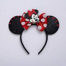 Disney 迪士尼米妮老鼠耳朵发箍，配黑色和红色波点蝴蝶结 - 款式隨機 - 查看 8