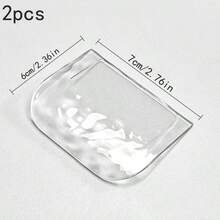 2个透明易用马桶座圈升降把手，马桶座圈增高器，马桶座圈开启器，固定把手，防污染，浴室配件，圣诞礼物，节日礼物，新年礼物 - 多色 - 查看 12