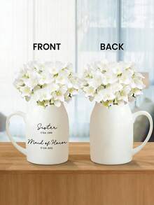 Bình gốm sứ cắm hoa theo tháng sinh nhật của bà, bình hoa cắm hoa theo yêu cầu dành cho mẹ, quà tặng Ngày của Mẹ, quà tặng bà, quà tặng mẹ - Nhiều màu - Xem 7