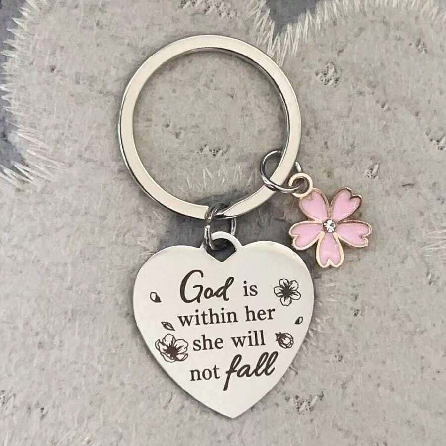 圣经钥匙扣，基督教女性礼物，十字架钥匙扣，宗教礼物，圣经礼物，信仰礼物，波西米亚休闲派对可爱街头优雅锌合金复活节