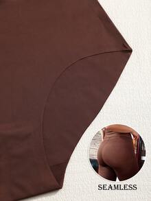 6pcs Women's Casual Comfortable Seamless Invisible Panties - Multicolor - View 3