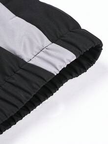 Chaqueta de moda urbana para hombre, de poliéster, cortavientos funcional, estampado de 67 letras, estilo casual y suelto, versátil - Gris - Ver 7