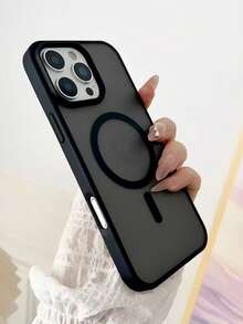 Defender MagSafe 磁吸保护壳，柔软防震黑色手机壳，防水、防摔、防刮擦 - 黑色 - 查看 5