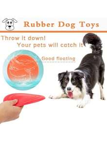 Silicone Dog , Floating Dog Disc, Reaction Training Interactive Toy, Suitable For Outdoor Activities Of Small & Medium Puppies - Multicolor - View 6