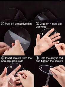 Acrylic Donut Display Stand - Multi-Tier Donut, Bagel And Dessert Stand - Suitable For Party, Christmas, Birthday And New Year - Clear Acrylic Donut Holder With Sturdy Base - Stackable Donut Display Rack - View 4