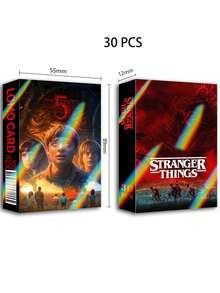 asmodee 96张/30张卡通动漫人物双面卡片收藏周边‌贺卡‌贴纸‌明信片 LOMO卡牌游戏派对装扮道具情人节礼物 - 彩色 - 查看 4