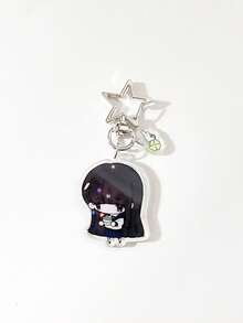 1pc Original Acrylic Clover Keychain, Cute Hand-Painted JK Style Accessory, Casual Fashion Friendship Gift, Suitable For Parties, Schools, Companies, Presents For Girlfriend - Multicolor - View 4
