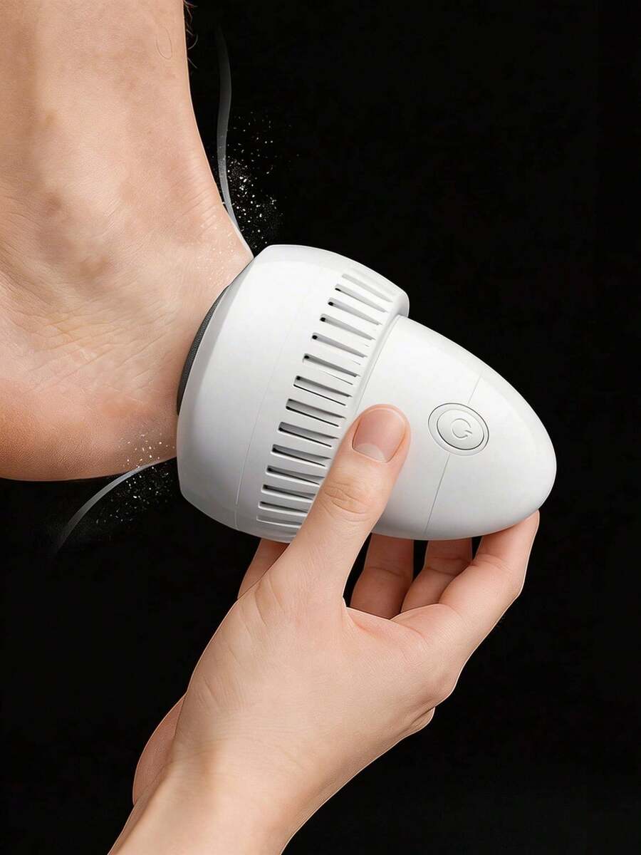 新款電動磨腳器，可去除死皮、老繭和腳角質。家用去角質磨腳器。 - 白色 - 查看 1