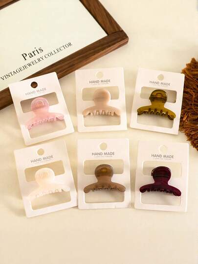 1pc 4.5cm Quality Mini One-Piece Bangs Clip, Princess Style Small Hair Clip, Hair Claw Hair Accessory For Girls